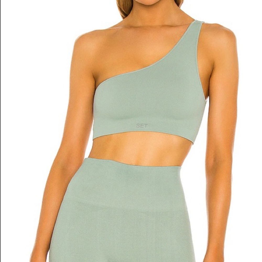 SCULPTFLEX™ RIBBED ONE SHOULDER - OLIVE × 1